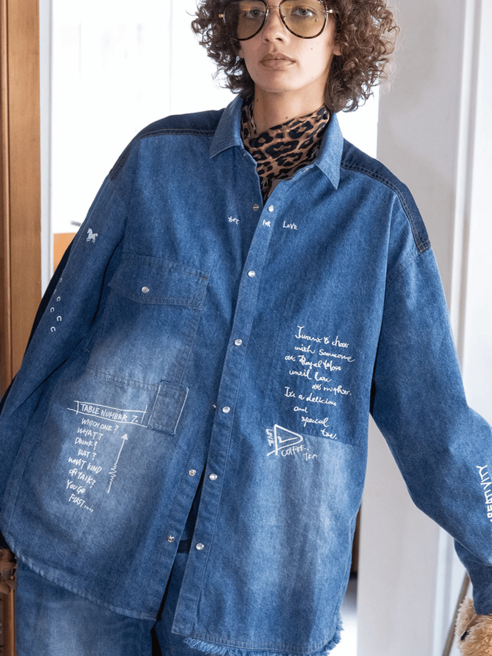 GRAFFITI DENIM SHIRT インディゴ | ITEMS | 東京都台東区蔵前の