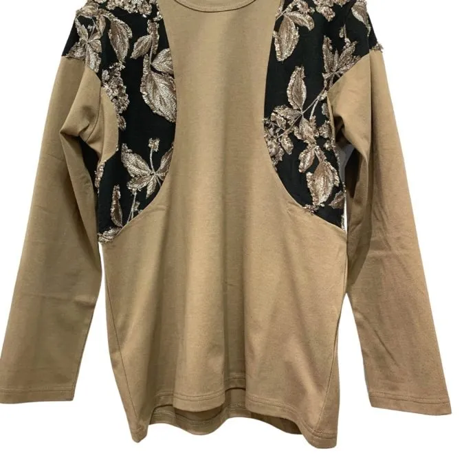 ジャガードカットソー Khaki