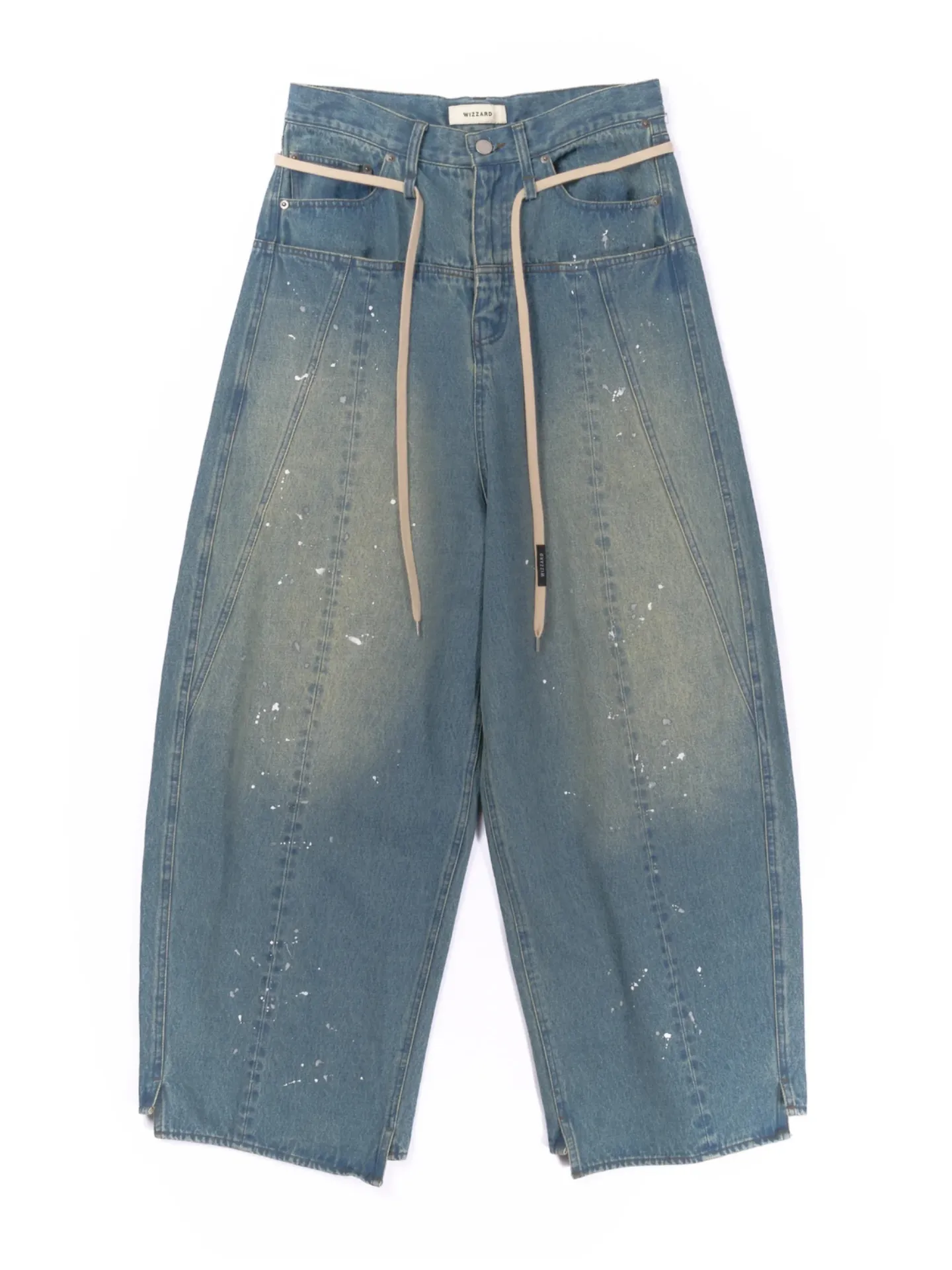 エイジングバギーデニムパンツ ライトインディゴ