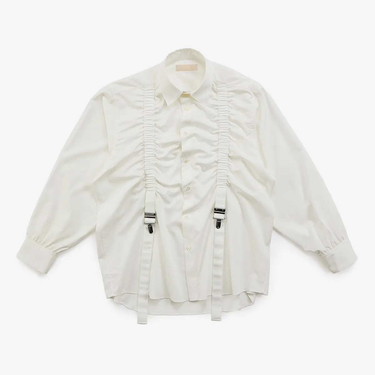 フェイクサスペンダーシャツ ホワイト