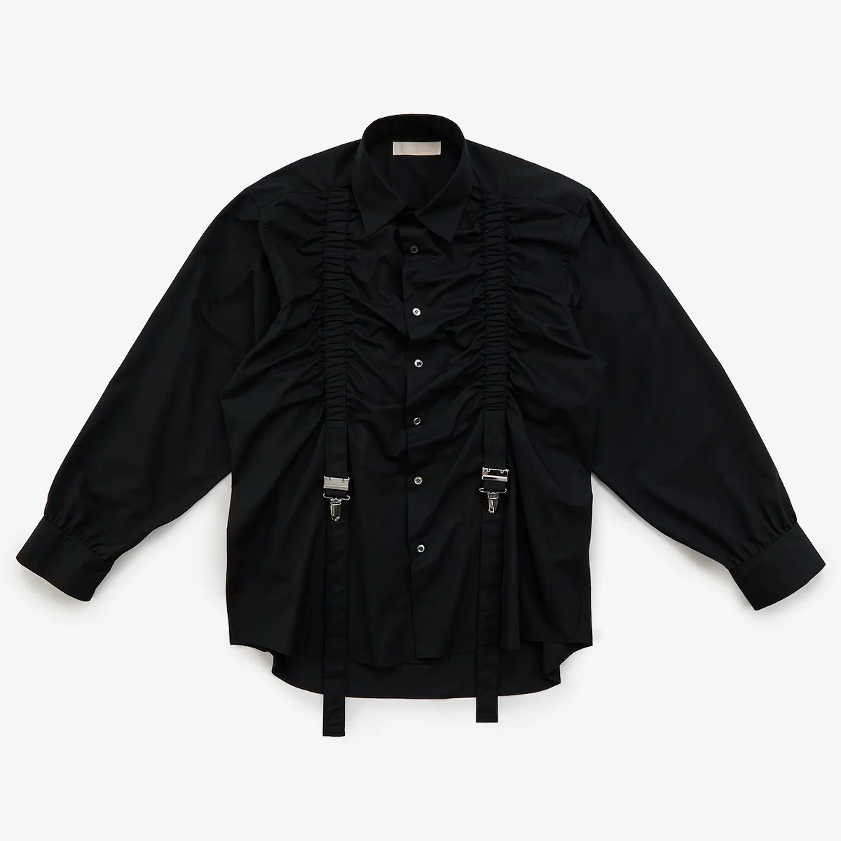 フェイクサスペンダーシャツ ブラック