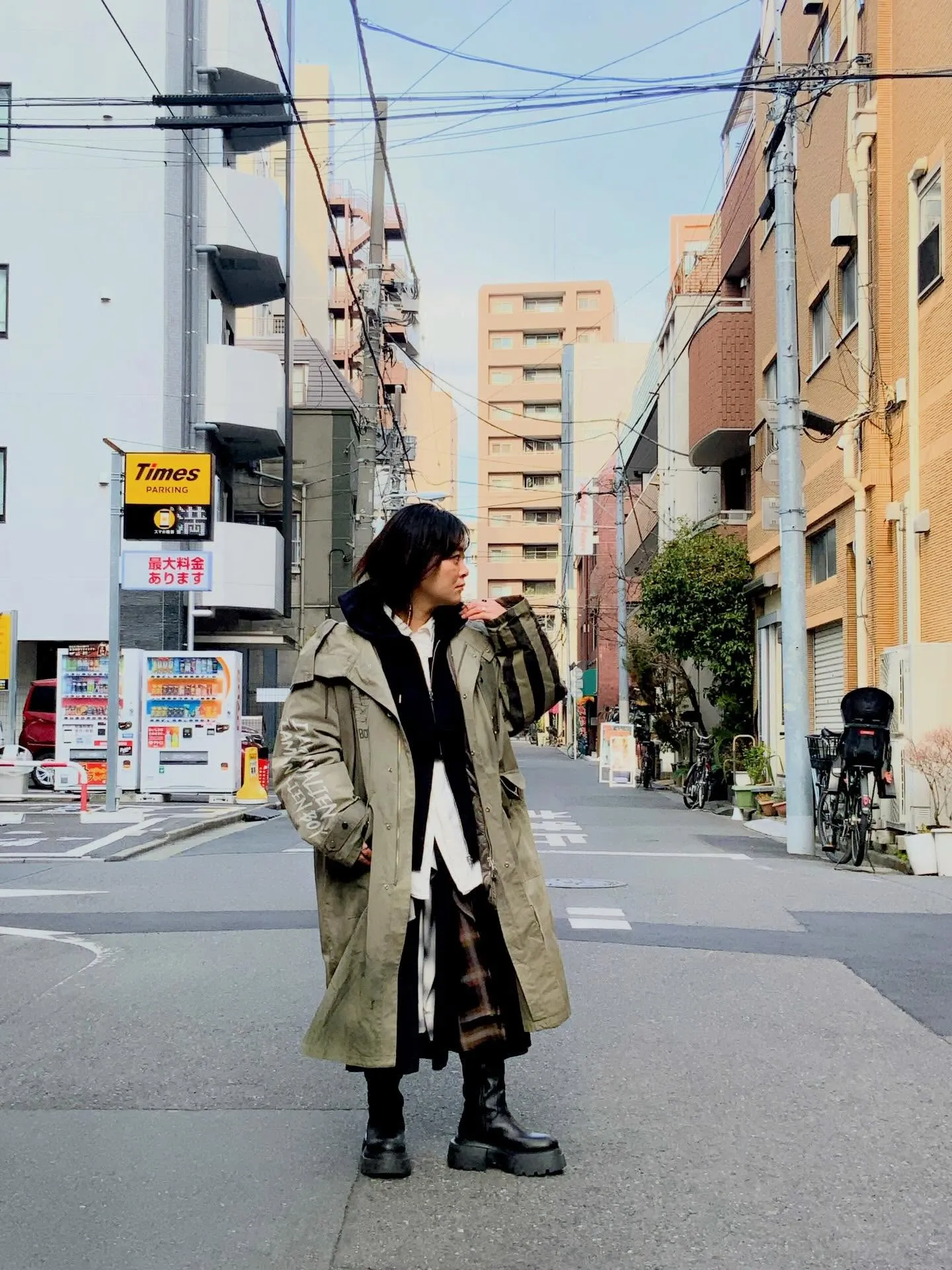 一点モノのモッズコート🧥