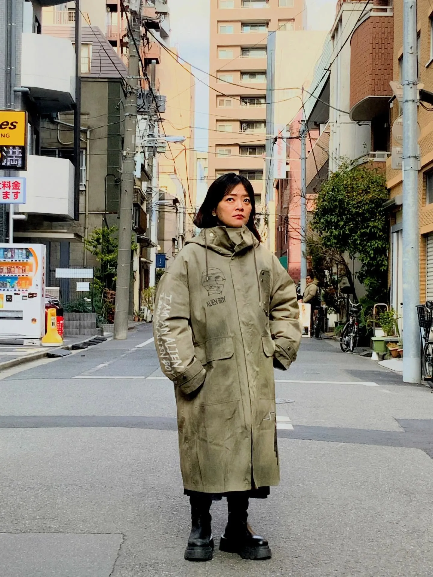 一点モノのモッズコート🧥