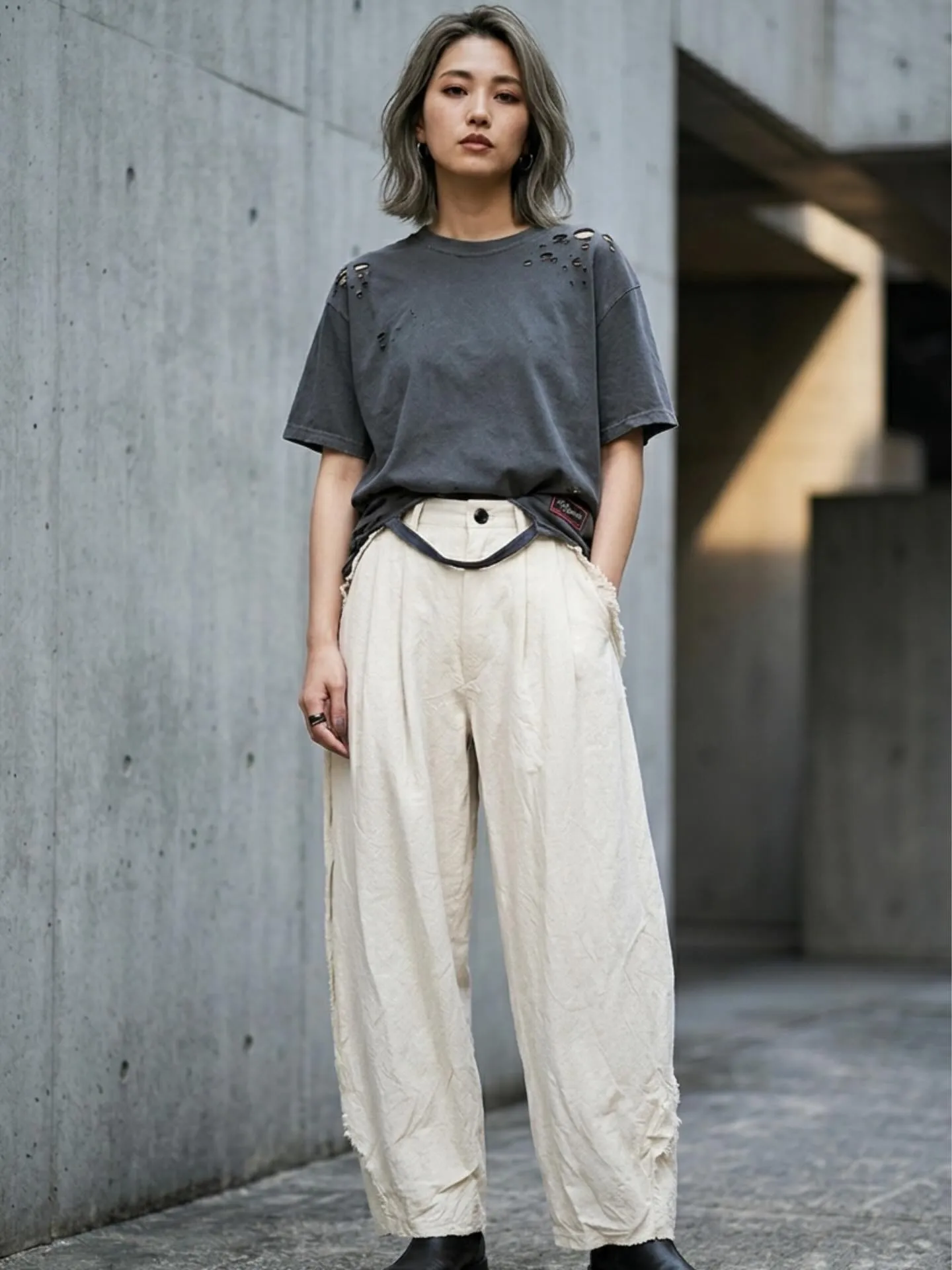 「Tシャツをカッコよく着たい」