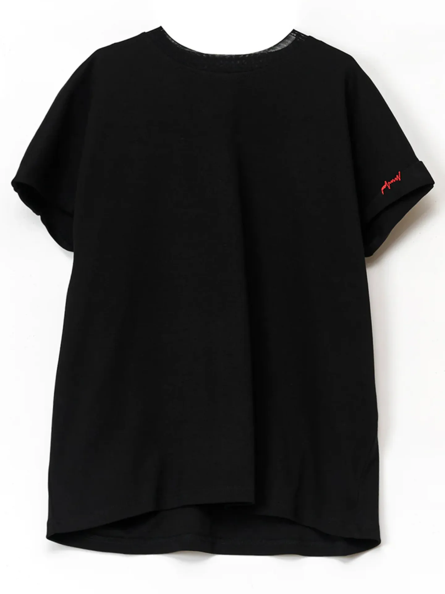 BACK LAYERED T-SHIRT ブラック