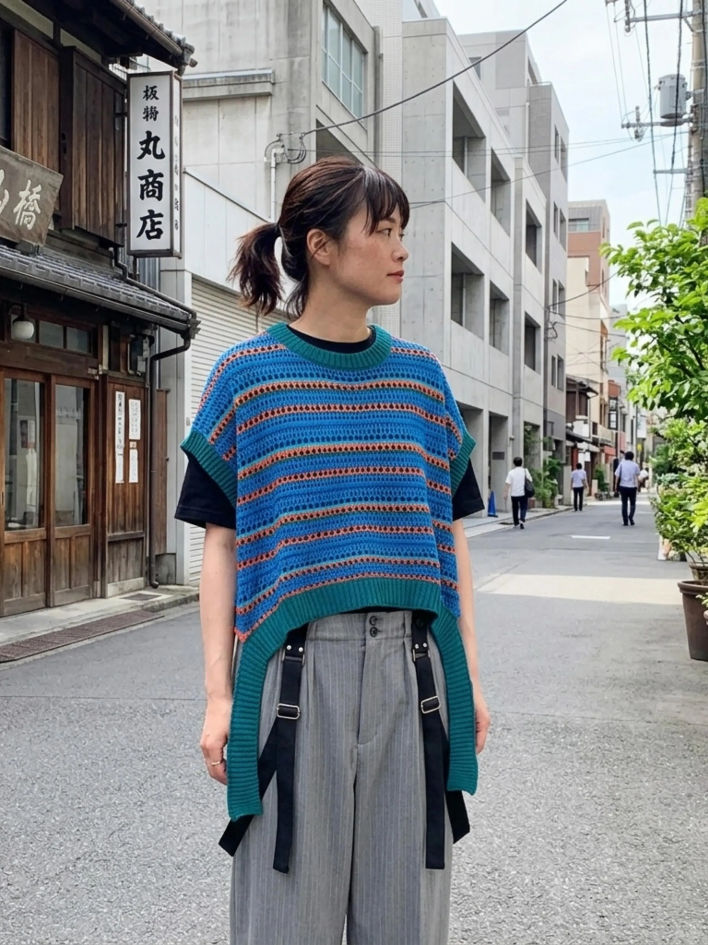春から夏に移行しているらしさ満開のスタイリング
