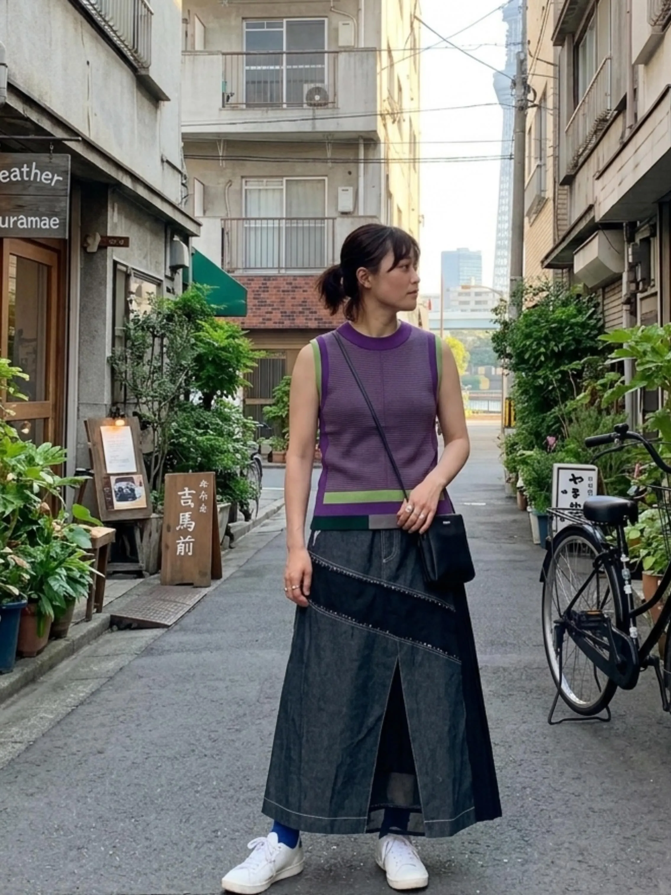 春から夏に移行しているらしさ満開のスタイリング
