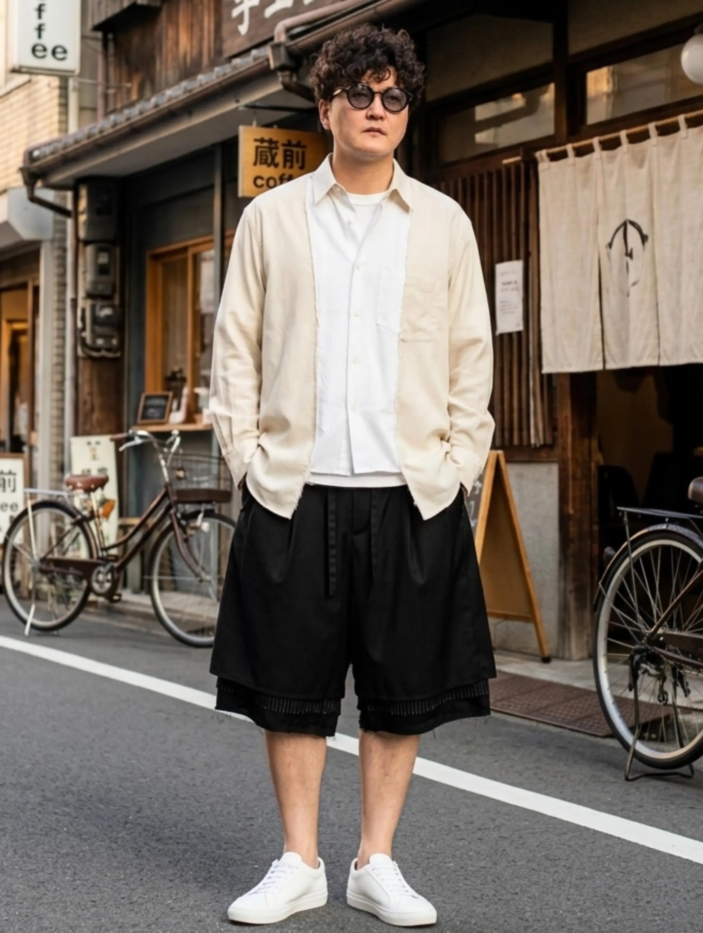 メンズの夏の装い。