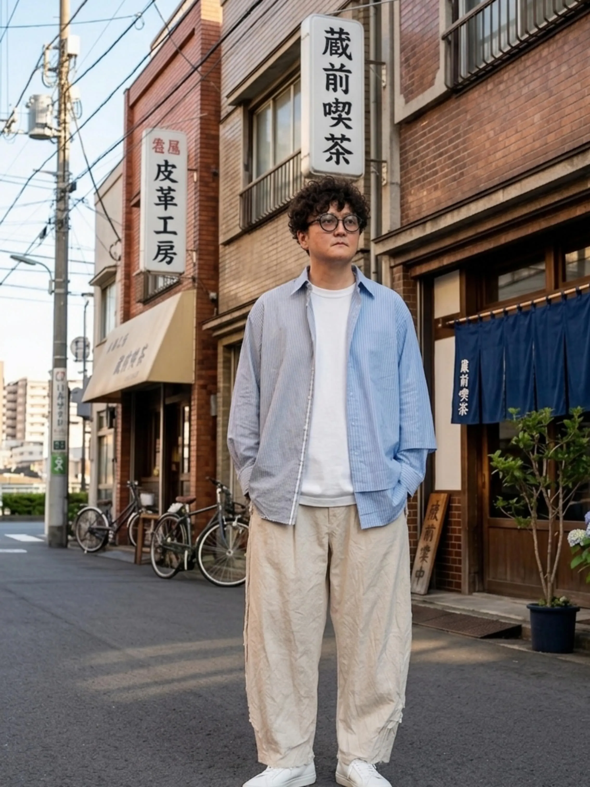 メンズの夏の装い。