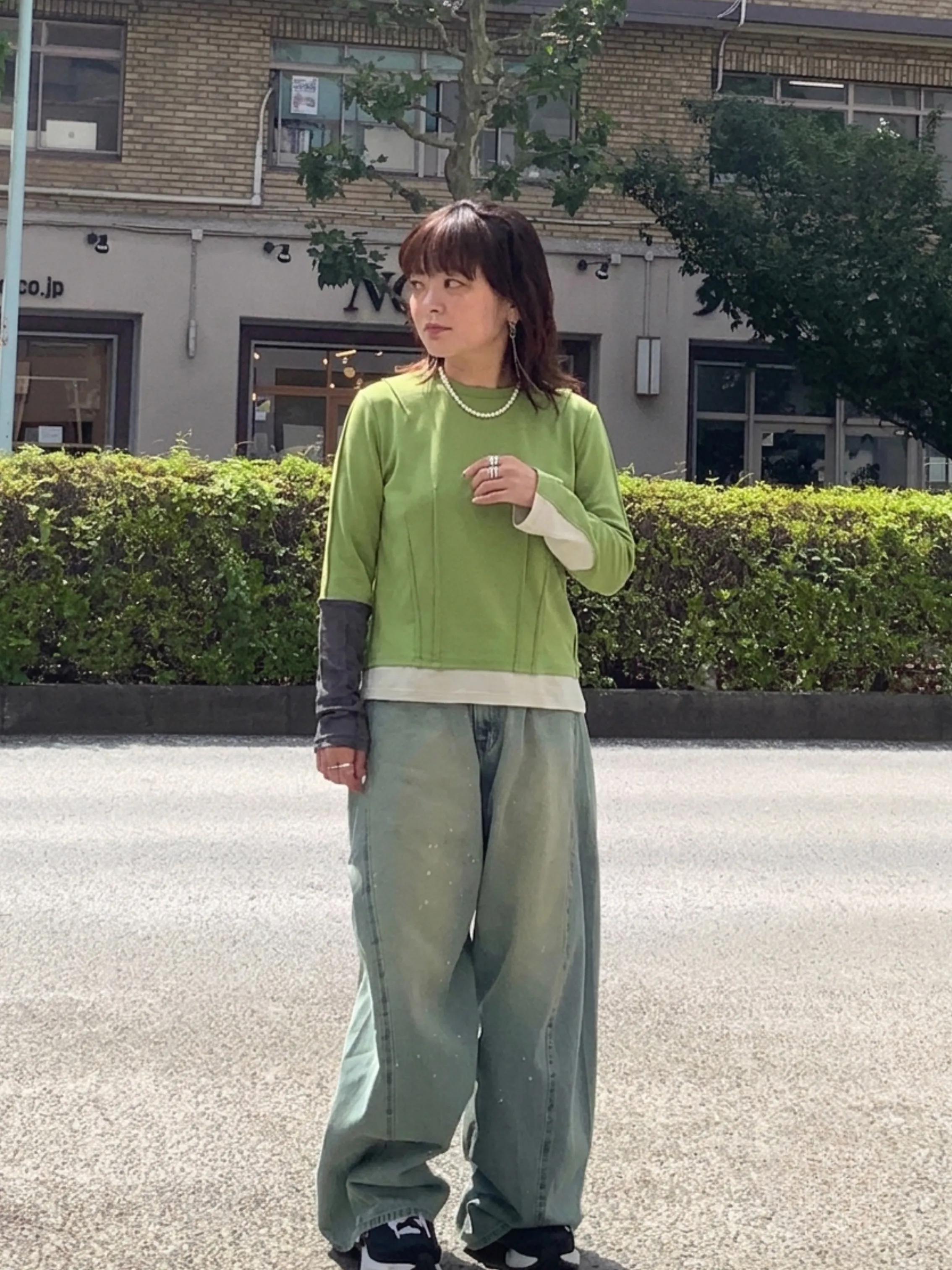 かなりストレッチが効いていて、とても着やすいカットソー