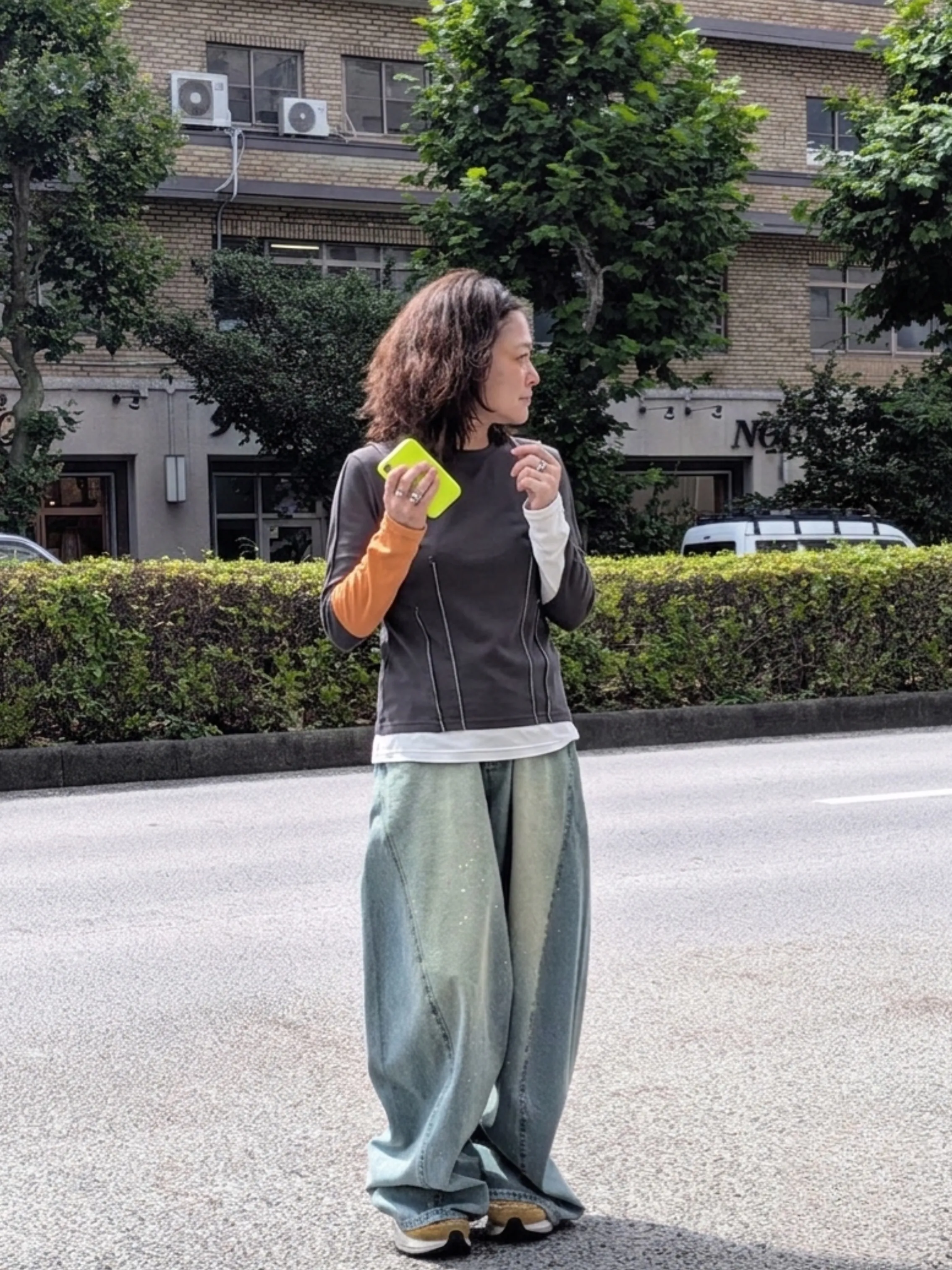 かなりストレッチが効いていて、とても着やすいカットソー