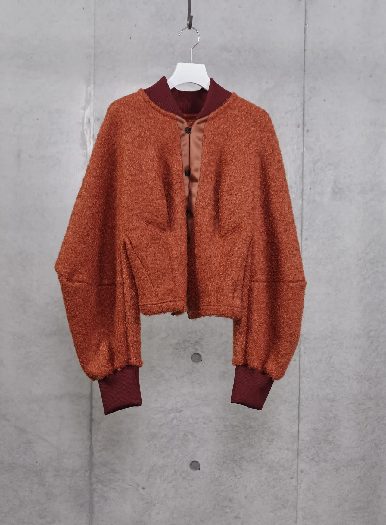 Divka Falielo Sarti DANUSKA Astrakhan カーディガンorange