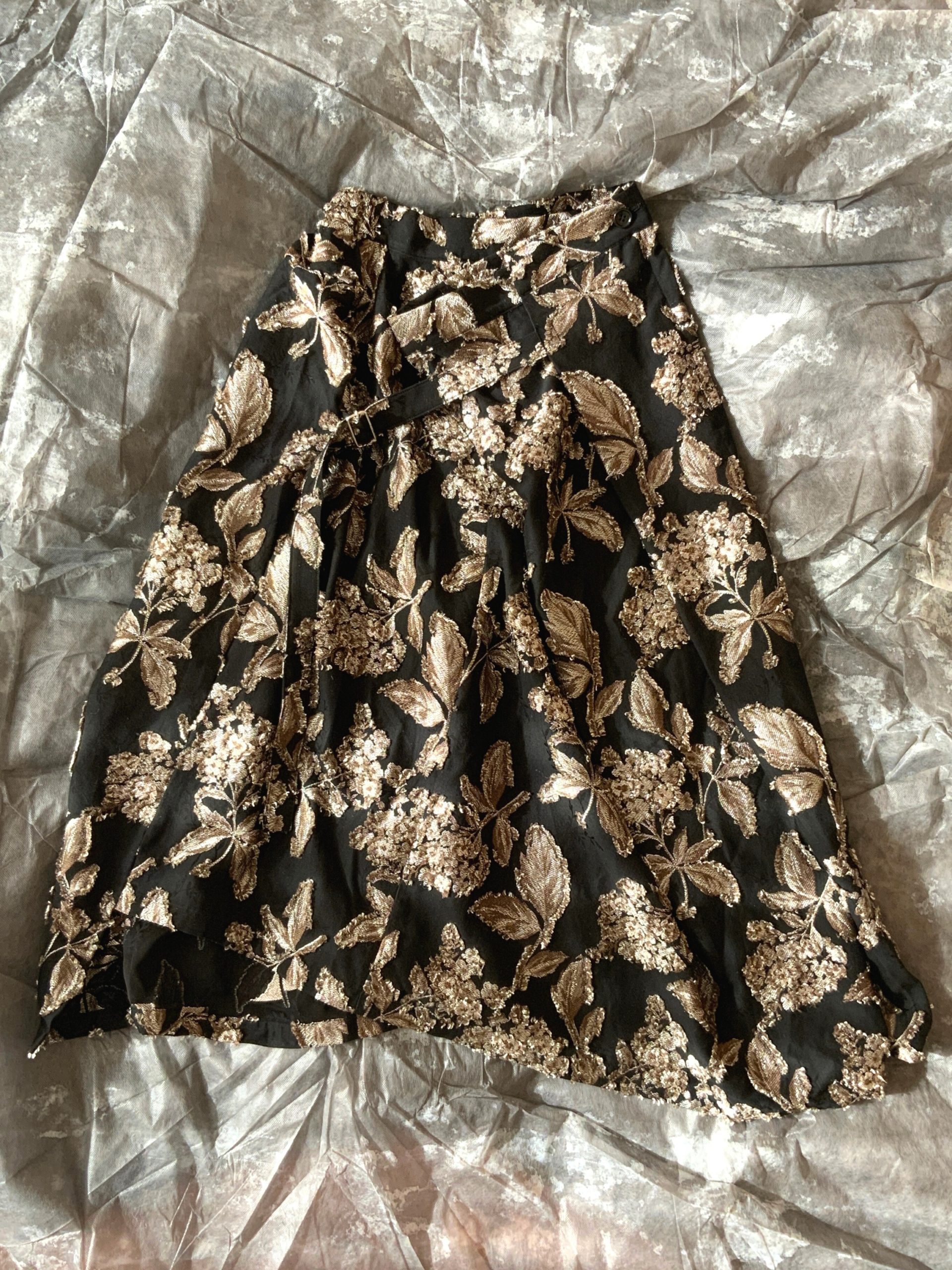ジャガード Belt flare skirt | J's by a-double